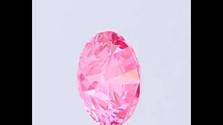 IGI Certified 0.52 Carat Ideal Cut Round Pink Lab Grown Diamond FVPI Color, VS1 Clarity