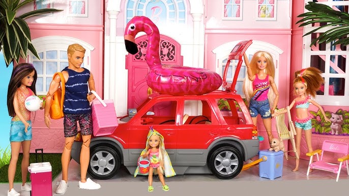 Barbie Dream House Doll Family Adventures: Stormy Days, Spa Birthdays &  Painting 