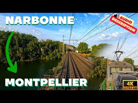Video Voyage en cabine commenté de Narbonne à Montpellier | 2300 tonnes en BB 26000