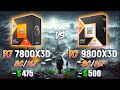 Ryzen 7 7800X3D vs Ryzen 7 9800X3D - Big Test in 1080p and 4K