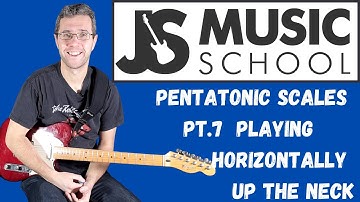 Creating awesome riffs using the minor pentatonic scale - Pt. 7  Playing horizontally up the neck.