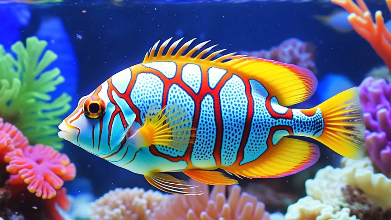 Blue Drift Live – Real-Time Tropical Fish in 4K UHD