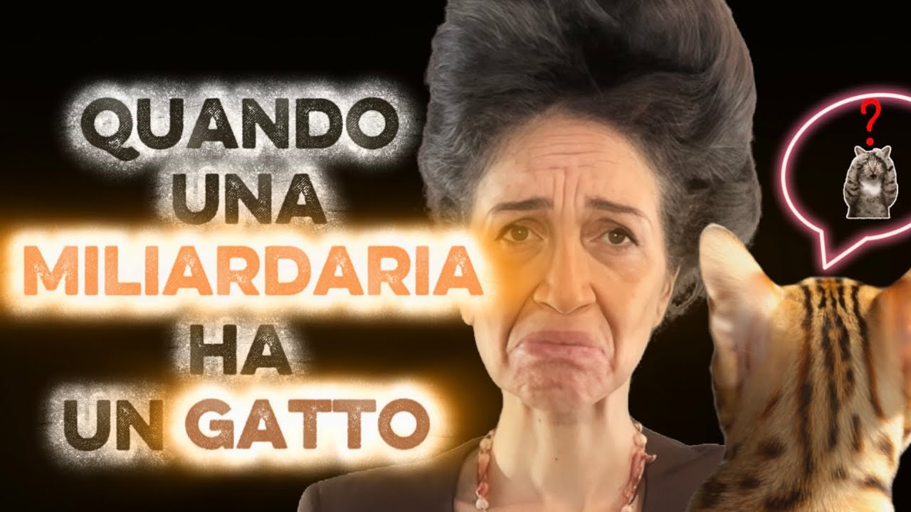 🤣Quando una miliardaria ha un gatto