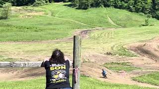 Bryce 250 C class Moto 1 restart due to wreck - Skyview Raceway - 5/19/24