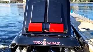 Donzi Custom Racing Boat Dual  Engine Sound