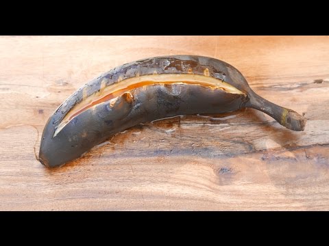 How to Grill a Delicious Banana Dessert - YouTube