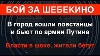 БОЙ ЗА ШЕБЕКИНО. Город горит. Туда вошли Легионеры с РДК. Они бьют армию Путина