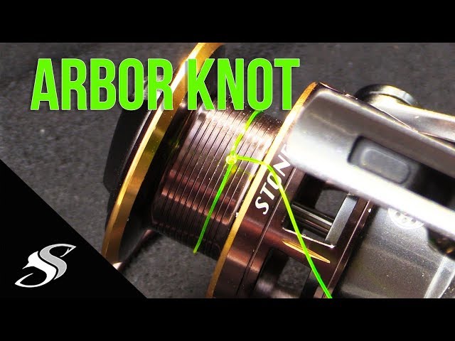 How to Tie Line to Reel Spool - Arbor Knot Tutorial 