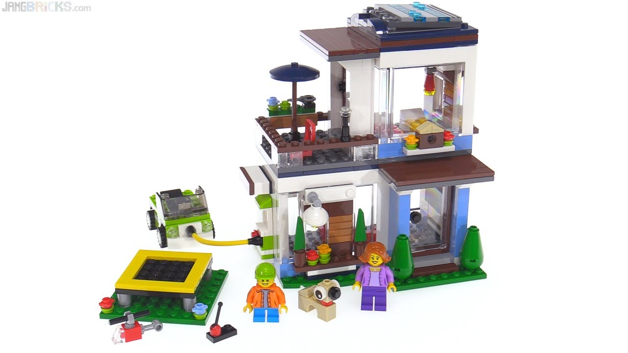 LEGO Creator 3-in-1 Modular Modern Home review 🏠 31068 - YouTube