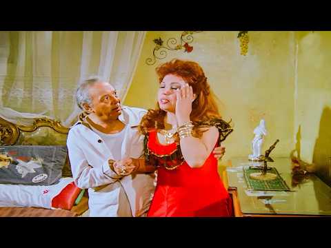عبد المنعم مدبولى وفيفيان صلاح وأمل إبراهيم ومحمد الحلو فى #الفيلم الممتع #ابتسامة فى #عيون #حزينة