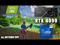 Fortnite RTX 4090 Competitive Settings - Max Graphics | FPS Test | Chapter 4