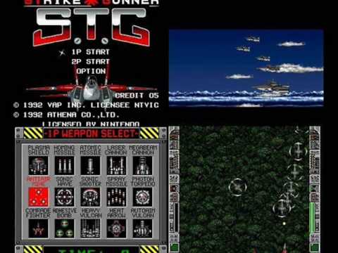 strike gunner  estágio 1  Super Nintendo 