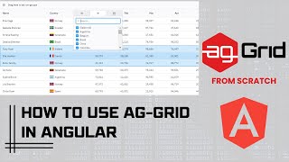 How to use ag grid in angular | From Setup to Advance