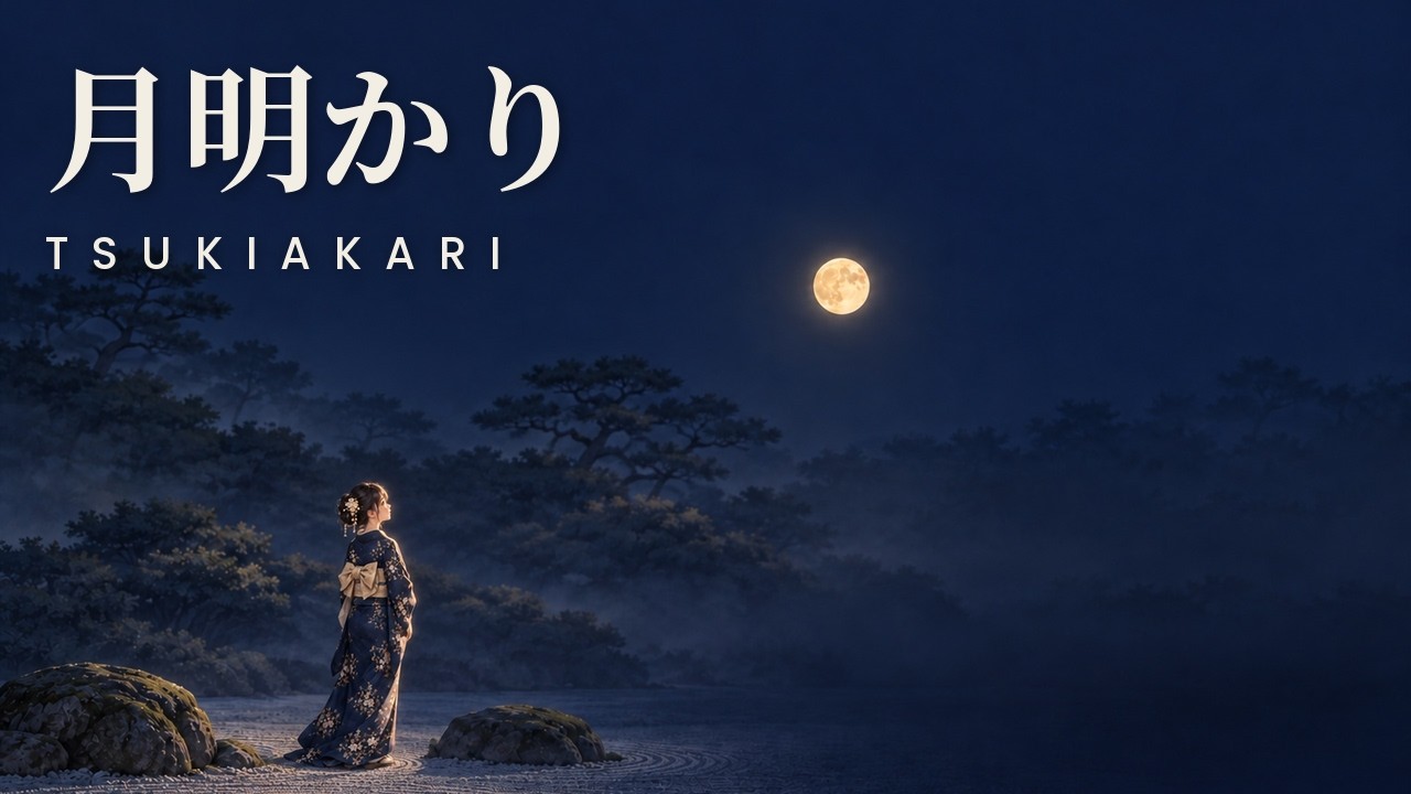 TSUKIAKARI（月明かり） — Japanese Zen Music of Moonlight Over the