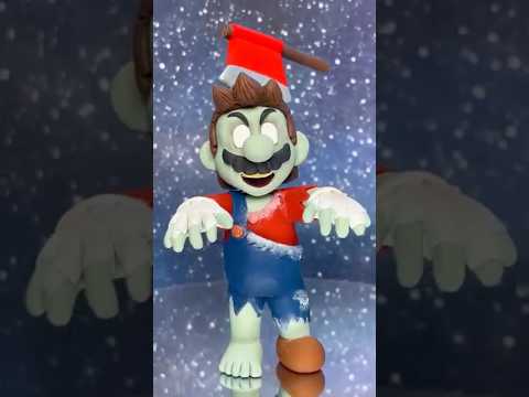Zombie Mario From Super Mario Odyssey Polymer Clay