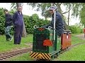 Cme on the move drives a train  eaton park miniature railway