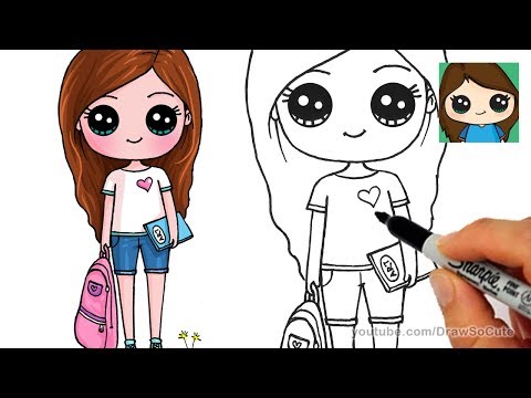 How to Draw So Cute Girls Easy 