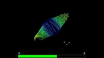 Tracer particle paths in a Burgers