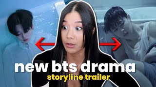 New BTS drama series teaser REACTION & EXPLANATION | Begins ≠ Youth