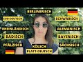 GERMAN GIRL SPEAKING ALL GERMAN DIALECTS IN ONE MINUTE | LIFE IN GERMANY