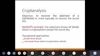 Classical Encryption Techniques