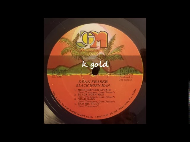 Dean Fraser - Black Horn Man -Joe Gibbs LP - YouTube