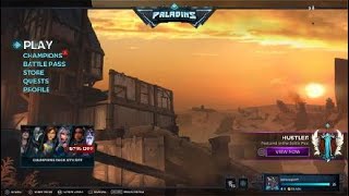Cheater caught in the first match.... Paladins