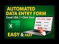 Excel VBA Data Entry Form | Automate Data Entry in Excel | Easy Tutorial in Hindi @essproviders