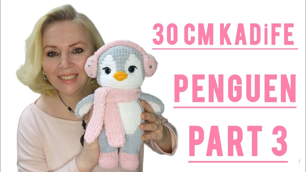 KADİFE PENGUEN PART 3 KAFA. #amigurumicrochet