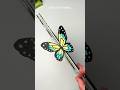 How to make a Bookmark easy 🦋 #shorts #art #diy #craft
