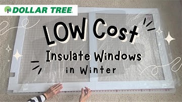 ❄Low cost Insulate windows for winter❄