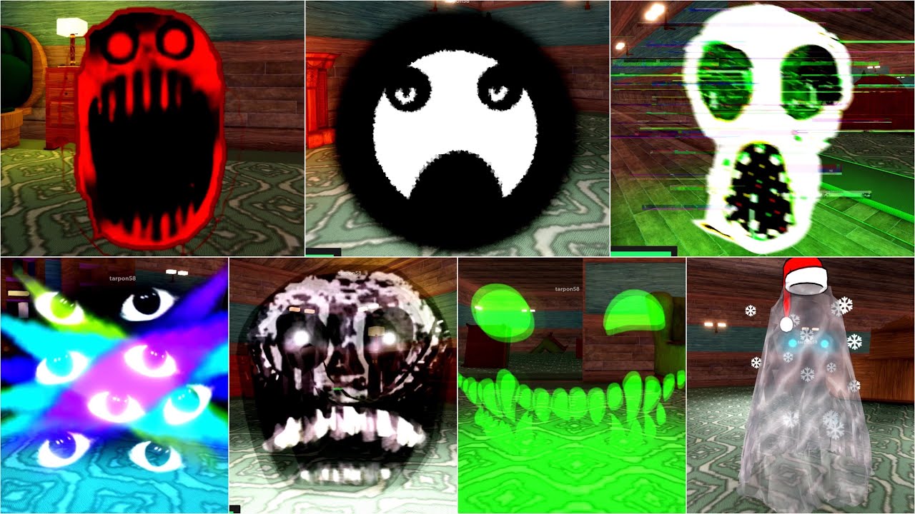 ALL Monsters + NEW Characters Morphs in Find The DOORS Morphs