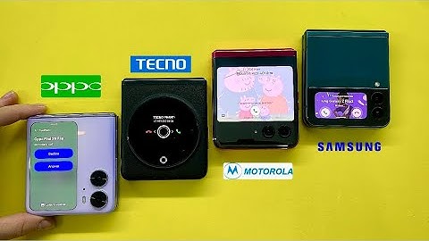 Flip Phone Incoming call Motorola Razr 40 Ultra + Tecno Phantom V+ Oppo Find 2N + Samsung Flip 3