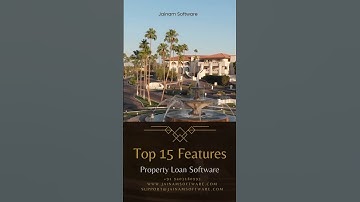 🏠 Top 25 Property Loan Software Features | Jainam Loan Management System for Banks & NBFCs