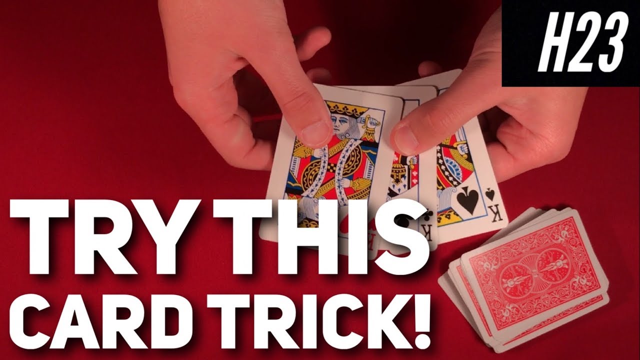 Four Kings Card Packet Magic Trick! 