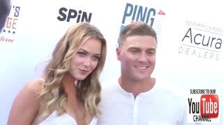 Kike Hernandez and Mariana Vicente at Clayton Kershaw's 4th Annual Ping Pong 4 Purpose Celebrity Tou Kike Hernandez and Mariana Vicente at Clayton Kershaw's 4th Annual Ping Pong 4 Purpose Celebrity Tou
