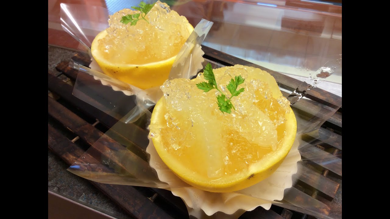 68 グレープフルーツゼリーの作り方。How to make Grapefruit Jelly. , YouTube