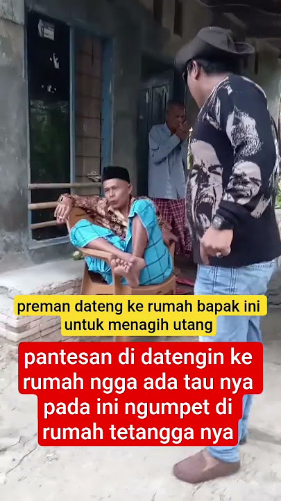🔴🔴preman dateng ke rumah bapak ini untuk menagih utang#vidioshort #viralshot