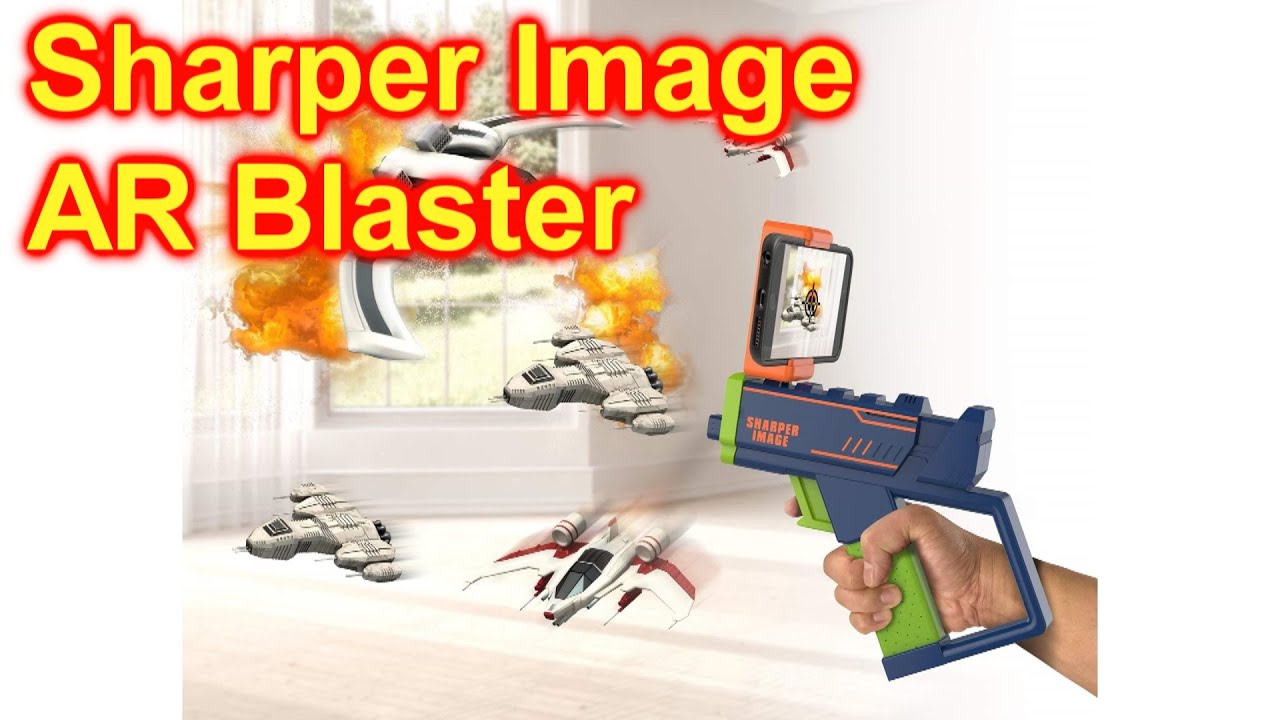 Sharper Image AR Blaster Augmented Reality Laser Game