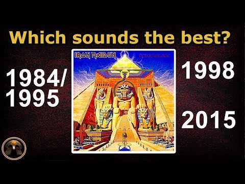 IRON MAIDEN (original vs. remaster) Powerslave アイアン