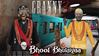 Granny 3 Bhool bhulaiya Mode Full gameplay | Can I Escape From Manjulika house🤣