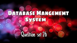 Data Base Task 26 | DBMS Question Session | 1st Year | Java Institute | M.Kaveen Punsara