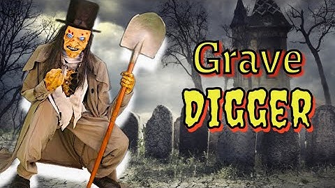 Crouching Grave Digger Animatronic Party City  Unboxing/Setup