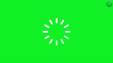 Animated Loading icon Green Screen. #greenscreen
