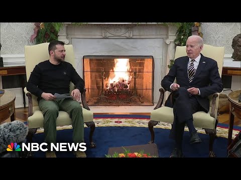 Biden meets with Ukrainian President Zelenskyy at the White House