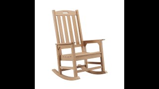 Psilvam Rocking Chair Assembly Video