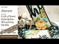 Use Up Those Leftover Scraps! | Altenew 3D Floral Layering Die Sets | Craft a Flower Dies | 2 Cards!