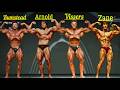 Arnold Schwarzenegger vs Chris Bumstead vs Wesley Vissers vs Frank Zane