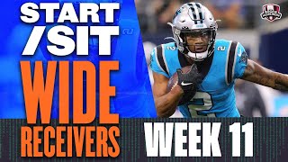 2021 Fantasy Football - MUST Start or Sit Week 11 Wide Receivers -  Every Match Up!!!