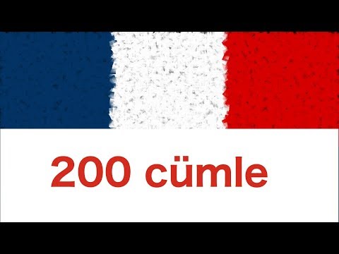 Fransızca öğren: Fransızca&rsquo;da 200 cümle - Fransızca dilinde cümleler - Fransızca dili